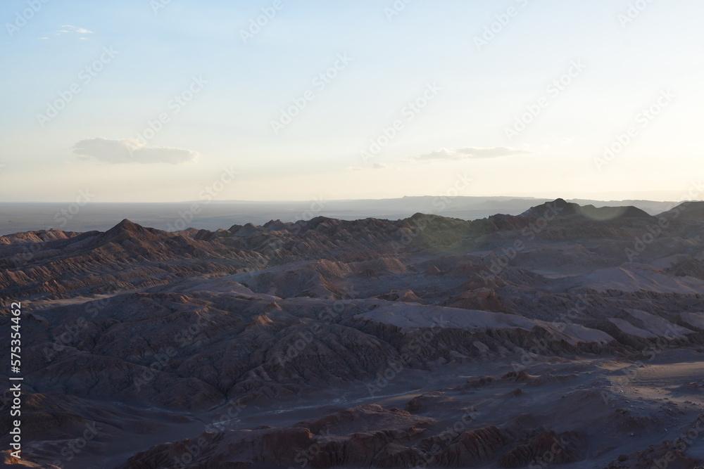 Atacama Desert panorama views Chile south america