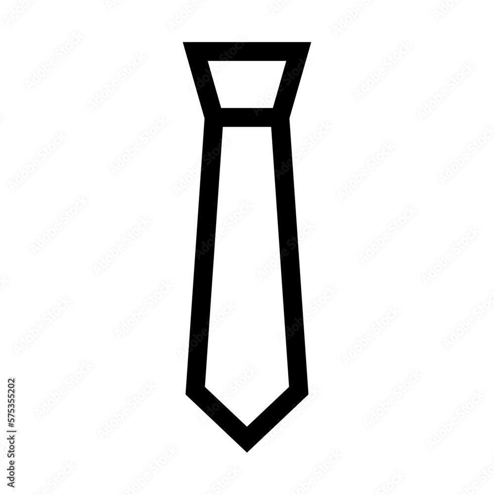 Tie outline icon. Business icon collection Tie outline icon. Business icon collection
