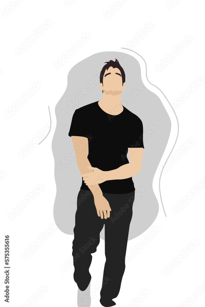 silhouette of a man silhouette of a man