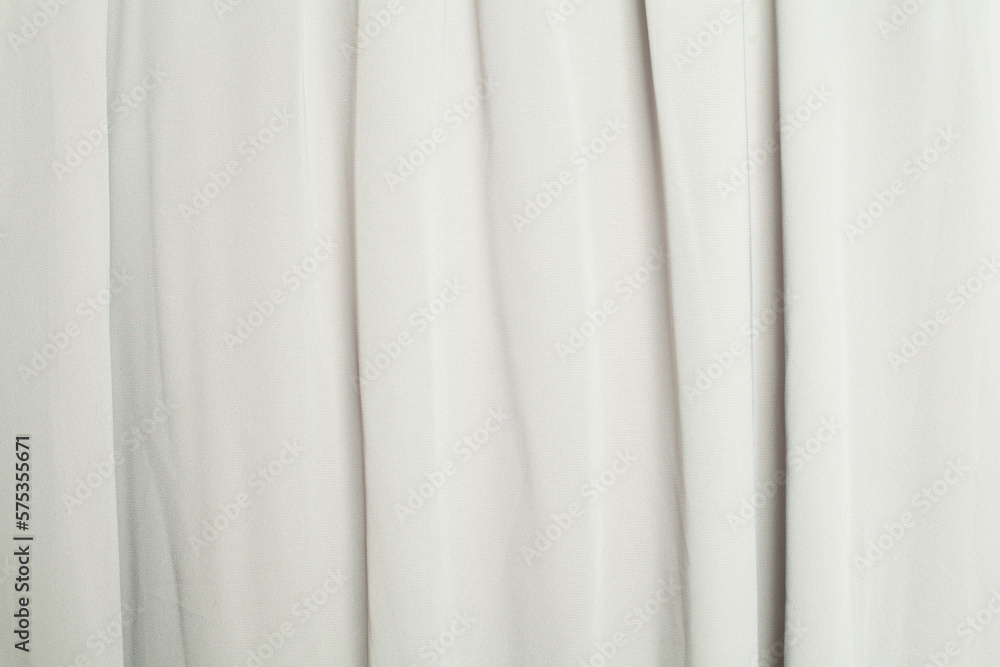 Obraz premium White silk smooth background. Fabric satin texture.