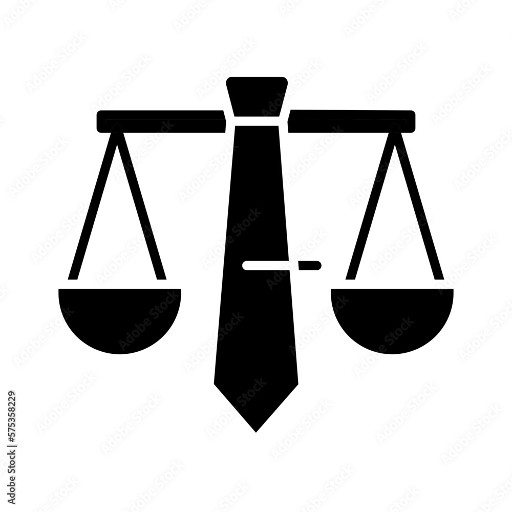 Solid BUSSINESS LAW design vector icon Solid BUSSINESS LAW design vector icon