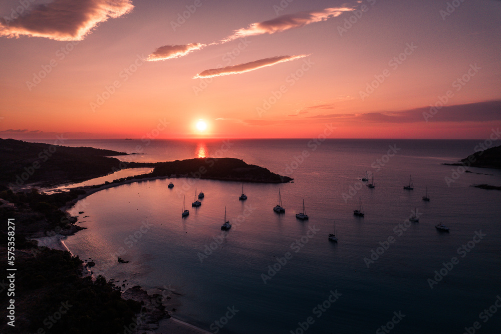 Beach Rondinara Sunrise Corsica