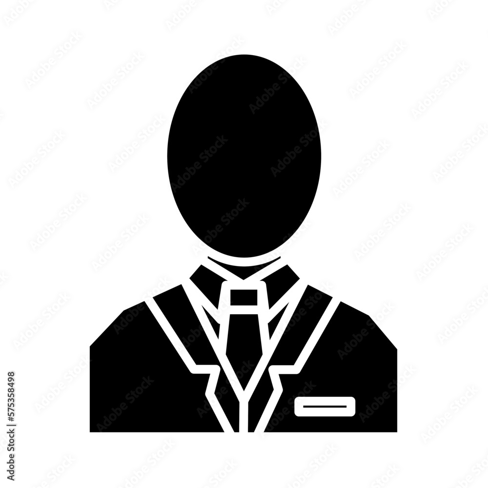 Solid LAWYER design vector icon Solid LAWYER design vector icon