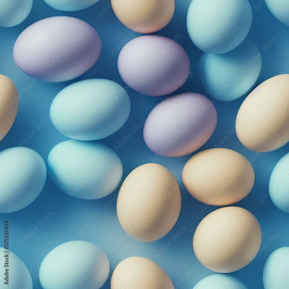 Easter eggs created with generative ai technology Easter eggs created with generative ai technology