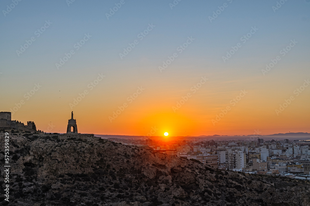 Fototapeta premium Amanecer en Almería