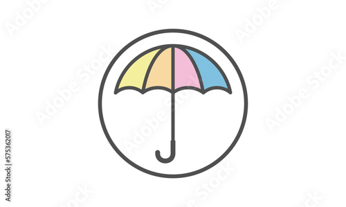 modern umbrella logo vector template   © Rhealea