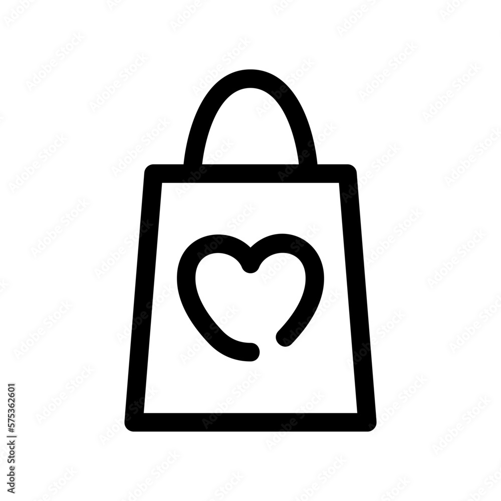 valentine shopping icon or logo isolated sign symbol vector illustration - high quality black style vector icons valentine shopping icon or logo isolated sign symbol vector illustration - high quality black style vector icons