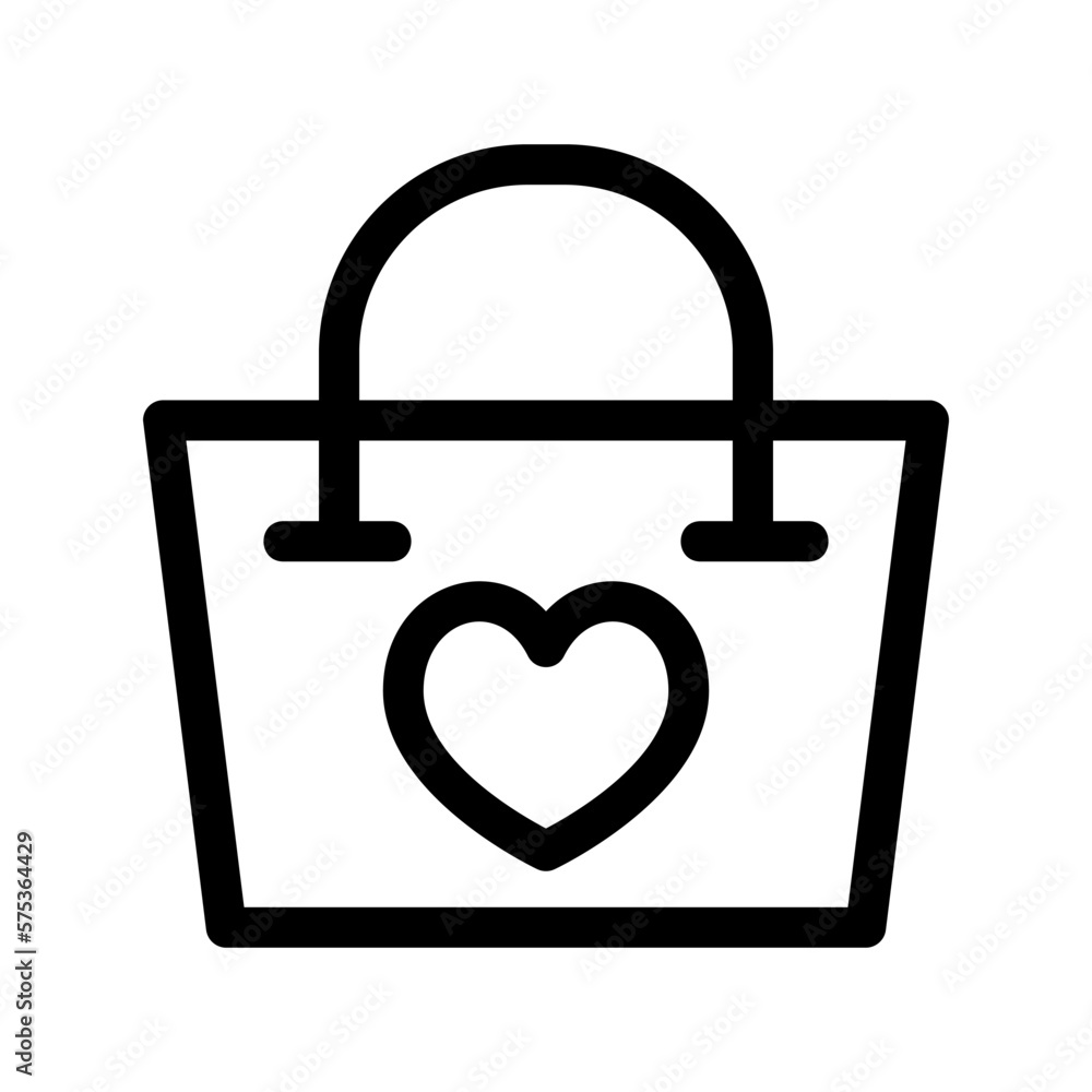 valentine shopping icon or logo isolated sign symbol vector illustration - high quality black style vector icons valentine shopping icon or logo isolated sign symbol vector illustration - high quality black style vector icons