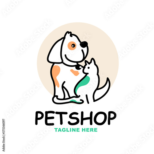 home pet shop logo icon