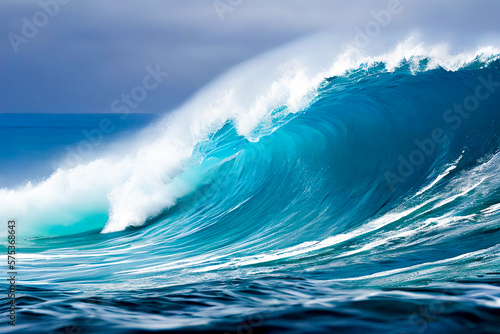 波、海、水の波紋をモチーフにしたデザイン、AIにて作成