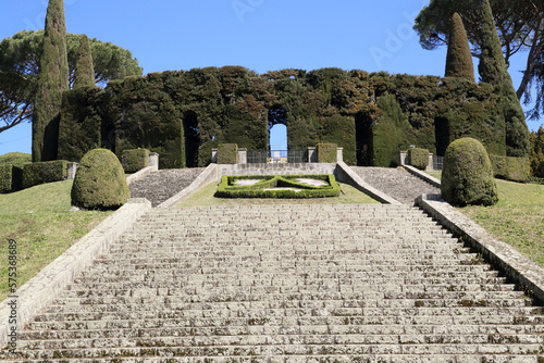 Fotografie rural landscape at Castel Gandolfo near Rome, Italy