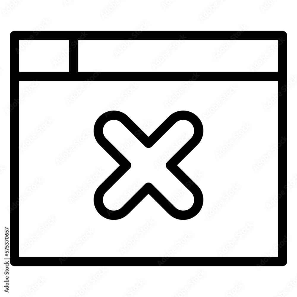 Obraz premium warning