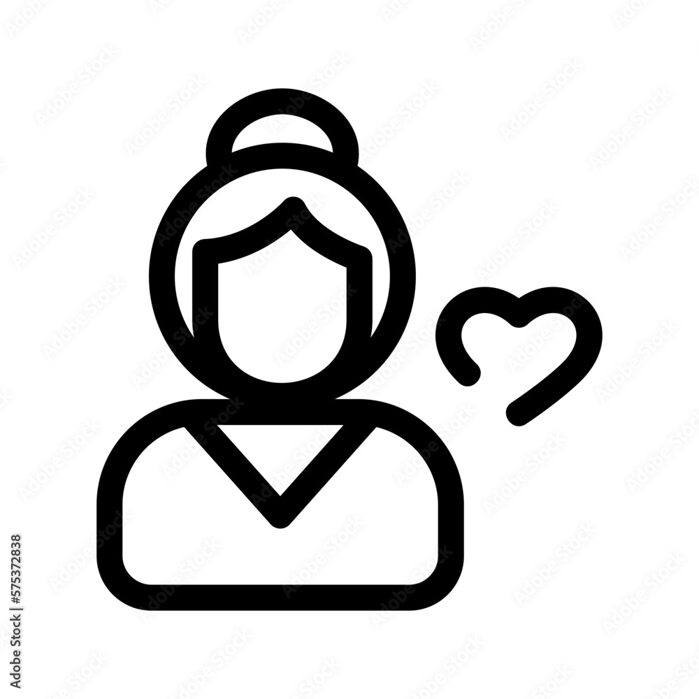 woman in love icon or logo isolated sign symbol vector illustration - high quality black style vector icons woman in love icon or logo isolated sign symbol vector illustration - high quality black style vector icons