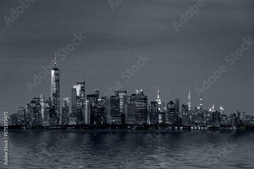 night view of new york