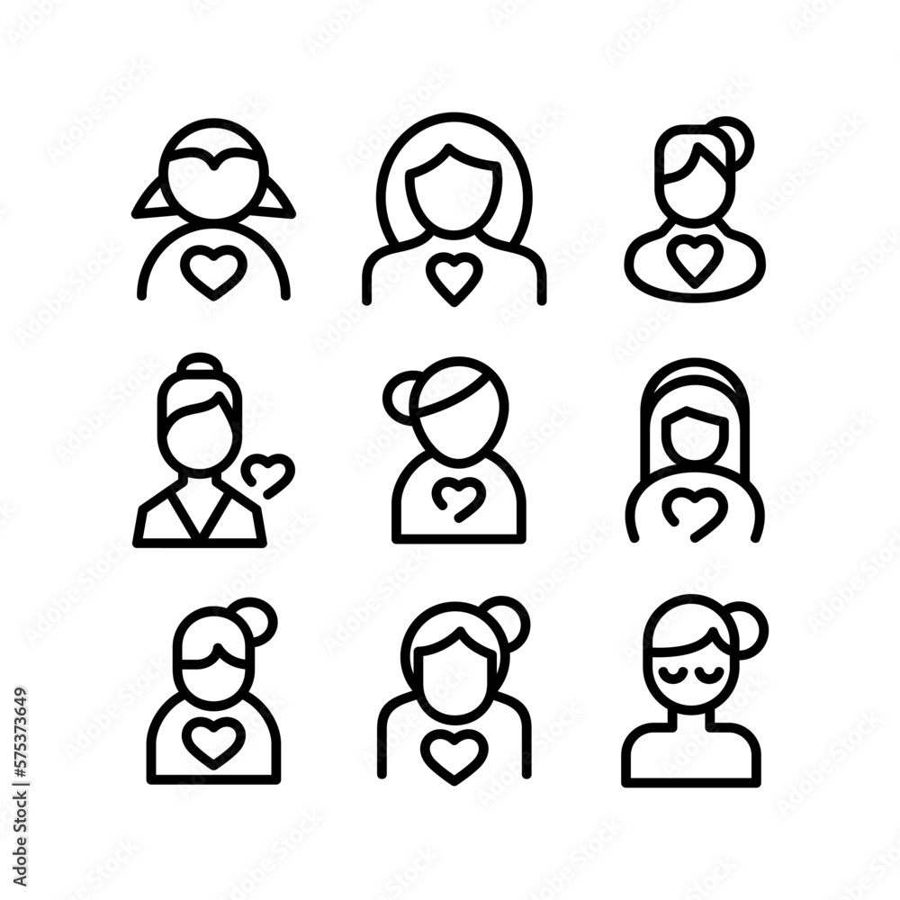 woman in love icon or logo isolated sign symbol vector illustration - high quality black style vector icons woman in love icon or logo isolated sign symbol vector illustration - high quality black style vector icons