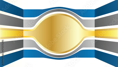 Abstract Blue and Gold Background