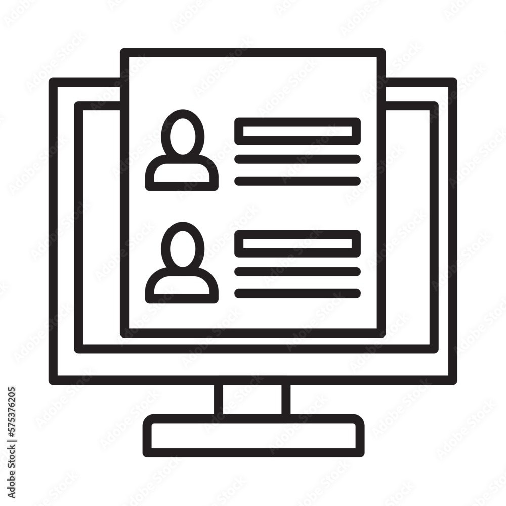 COMPUTER BASE design vector icon COMPUTER BASE design vector icon