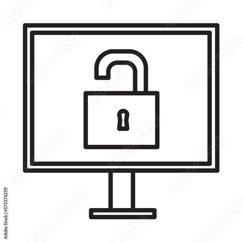 DATA LEAKAGE design vector icon