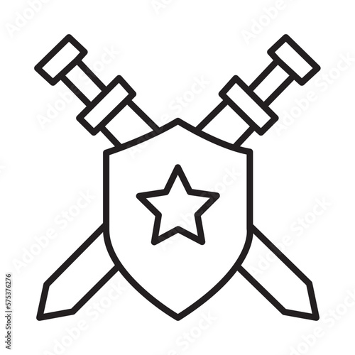 DEFENSE design vector icon