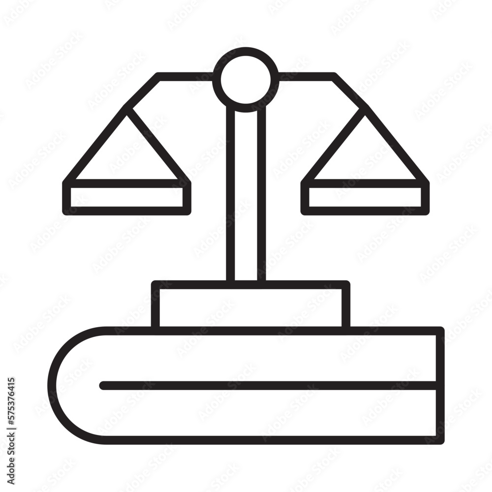 LAW BOOK design vector icon LAW BOOK design vector icon