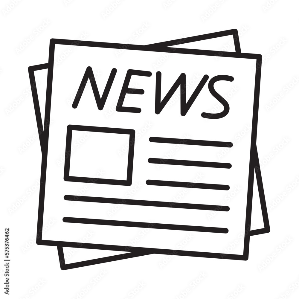 NEWS design vector icon NEWS design vector icon