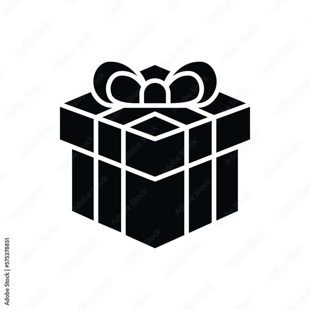 Obraz premium Gift icon vector design template