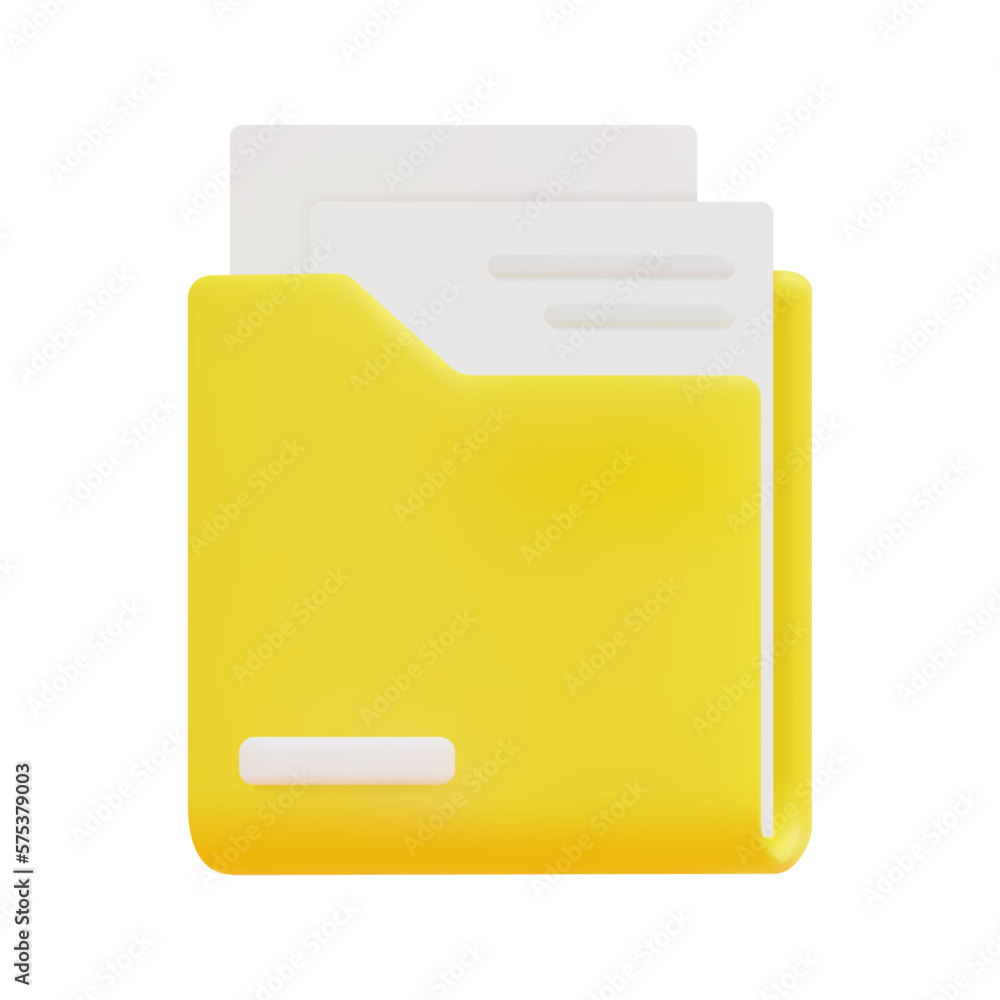 3d folder and paper icon vector. Isolated on white background. 3d management file, document efficient work on project plan concept. Cartoon minimal style. 3d icon vector render illustration. 3d folder and paper icon vector. Isolated on white background. 3d management file, document efficient work on project plan concept. Cartoon minimal style. 3d icon vector render illustration.