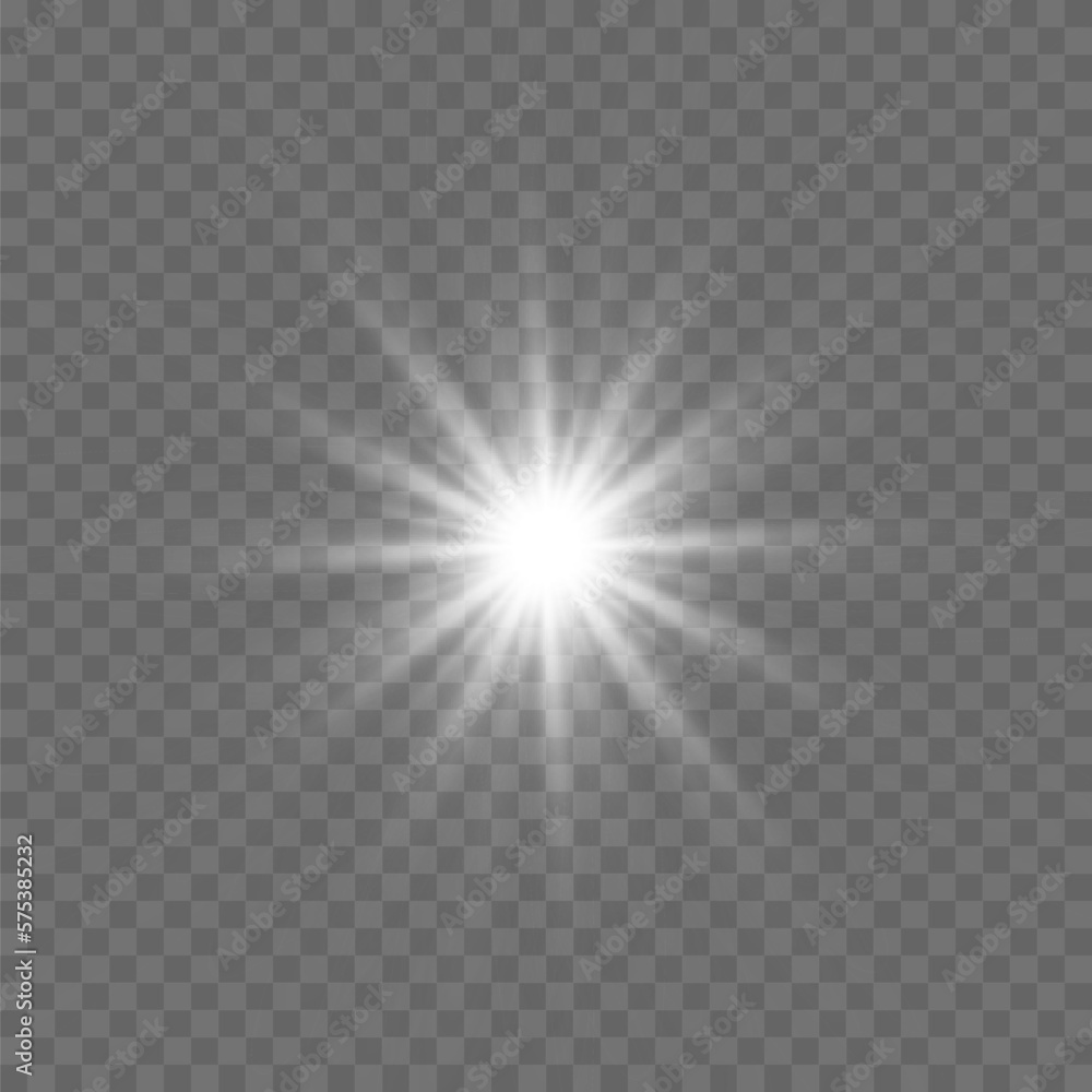 Glow effect. The star burst with brilliance. Vector illustration Glow effect. The star burst with brilliance. Vector illustration