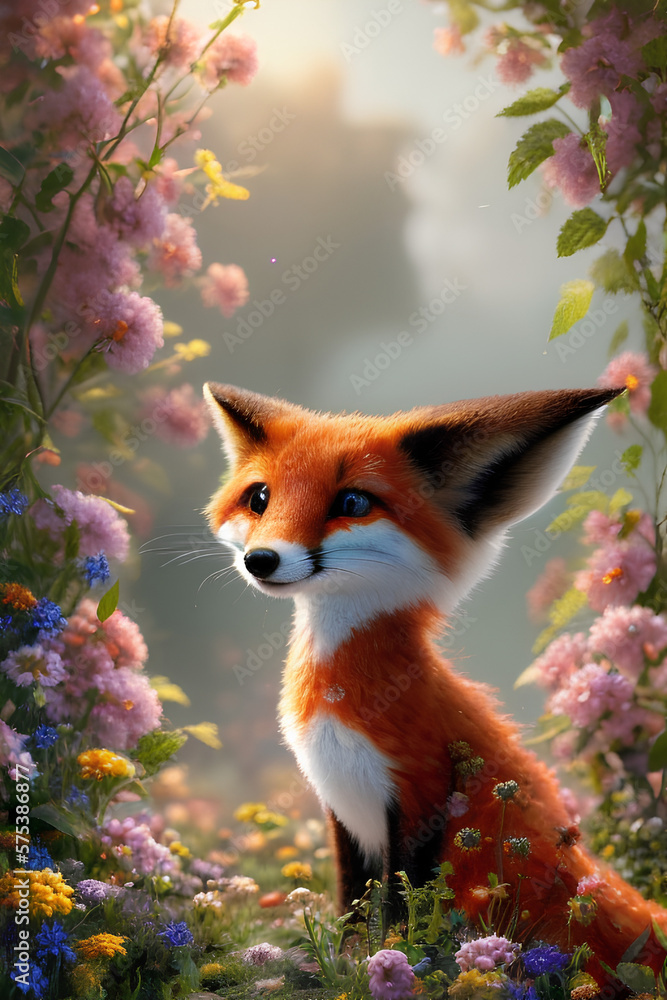 Obraz premium A beautiful illustration created by artificial intelligence by Carguilar, with varied colors and incredible and Delicate details