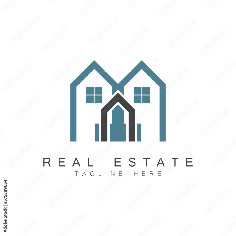 Real Estate Business Logo vector illustration design