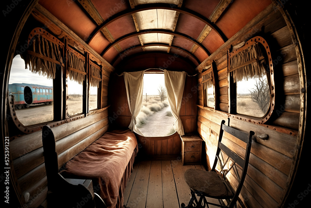 gypsy wagon interior