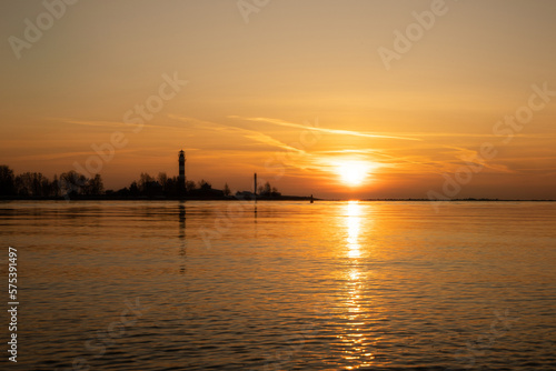 sunset on the river © Arta
