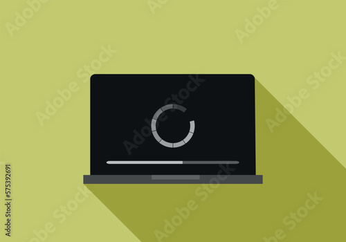 computer with loading proces