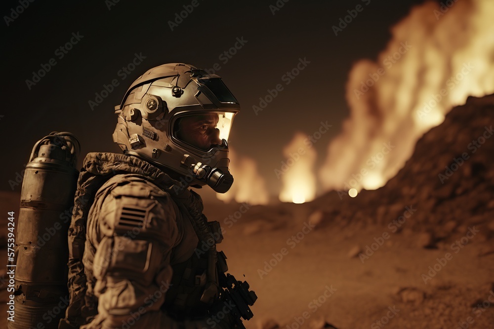 Soldier in other planet Soldier in other planet
