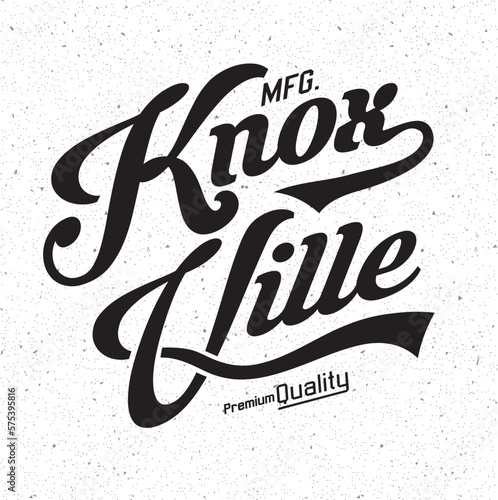 varsity and college typography for print