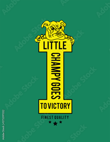 college and varsity typography for print