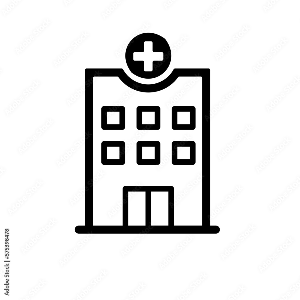 hospital vector icon