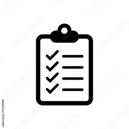 clipboard icon, checklist vector