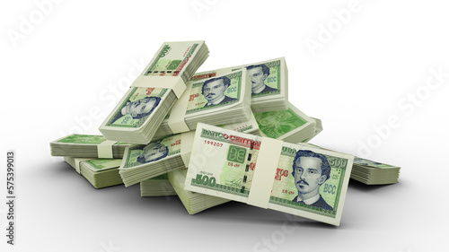 Photography 3D Stacks of Cuban Peso notes