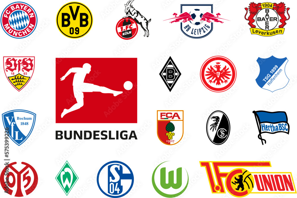 Localização De Bundesliga 2022 23 Imagem de Stock Editorial - Ilustração de  naturalizado, cidades: 253509534