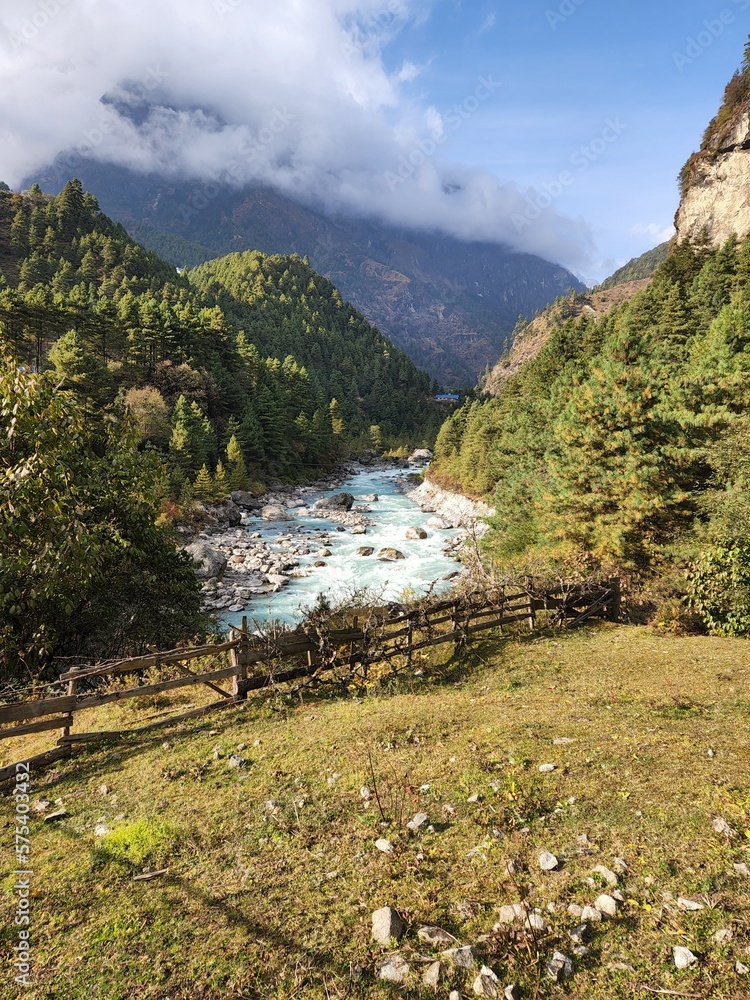 custom made wallpaper toronto digitalHimalaya Trek River