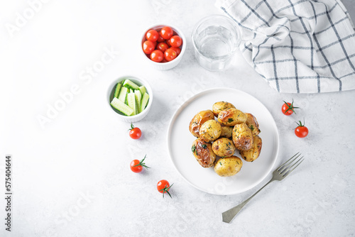 Wallpaper Mural Roasted potato in a bowl Torontodigital.ca