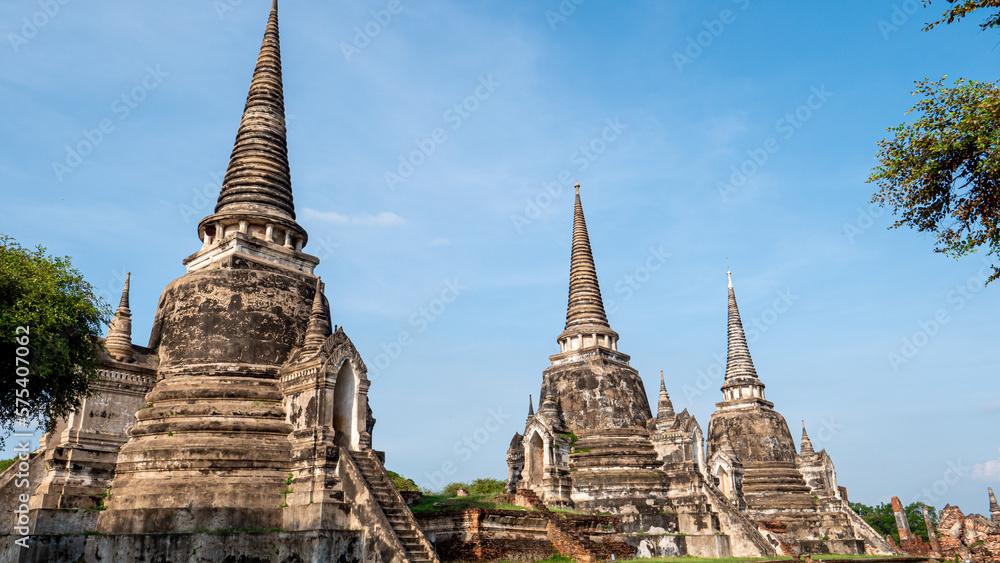Fototapeta premium Wat Phra Si Sanphet in Ayutthaya, Thailand