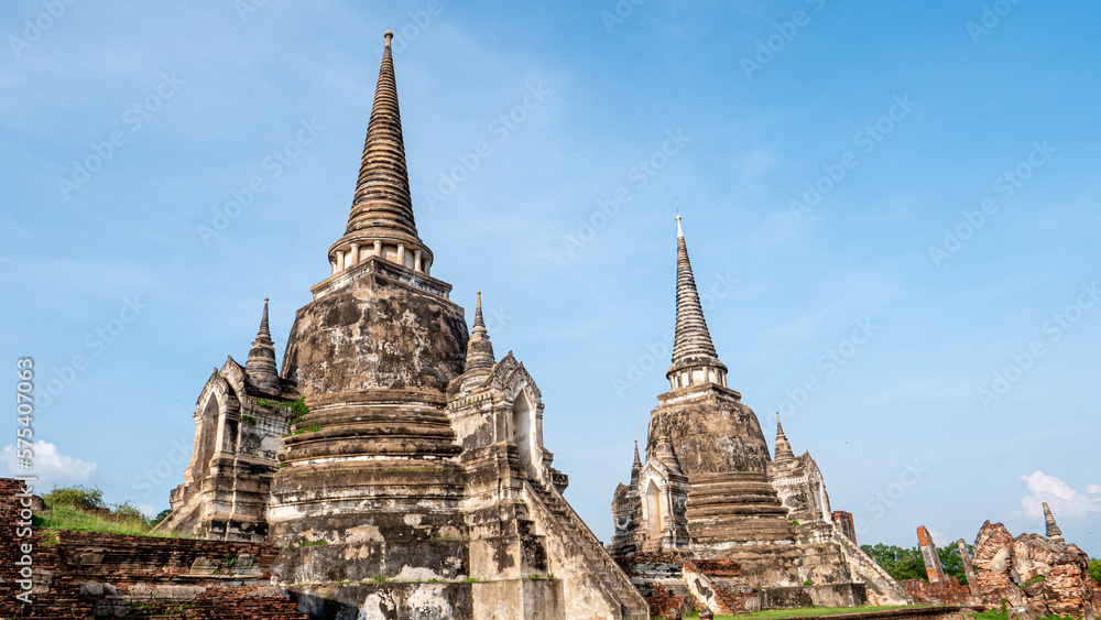 Wat Phra Si Sanphet in Ayutthaya, Thailand Wat Phra Si Sanphet in Ayutthaya, Thailand