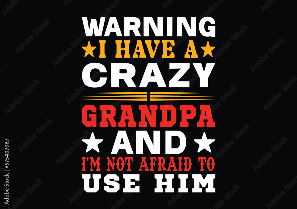 Obraz premium Father's T-Shirt design