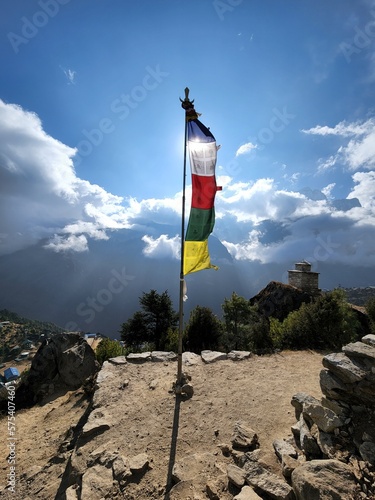 Wallpaper Mural Himalaya Nepal Prayer Flag Torontodigital.ca