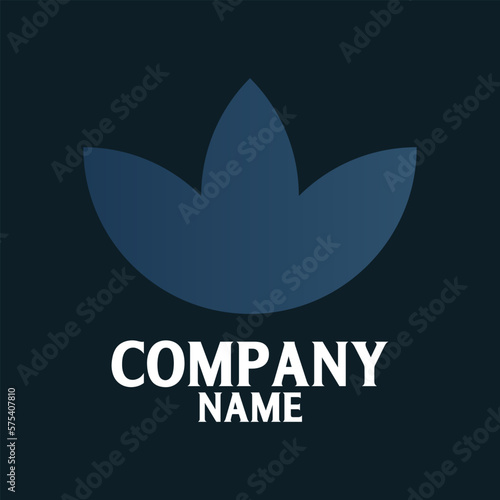 Obraz na płótnie Simple vector logo for branding w salonie
