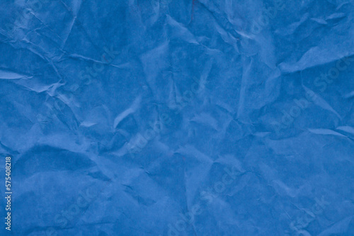 blue background, crumpled paper, blue paper