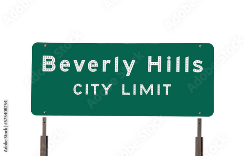 Beverly Hills city limit si...