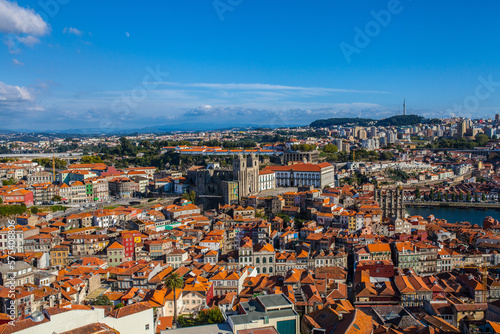 Landscape view on city of Porto, Portugal